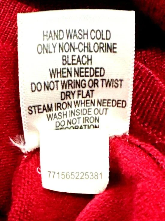 Apt 9 Large Burgundy Beaded Faux Wrap Sweater Layered Y2K Work Glam Holiday Chic - Picture 8 of 9